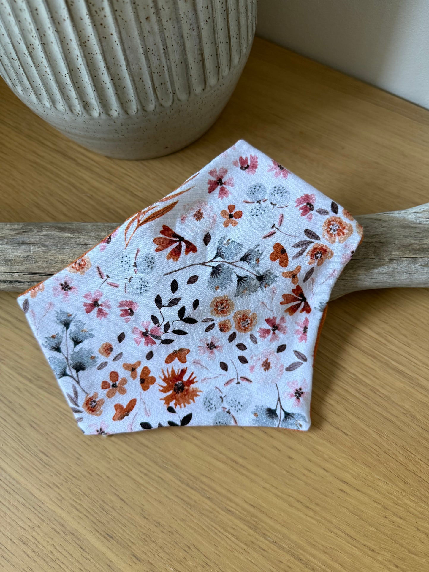 Halstuch Crazy Flowers x Musselin 35cm HU - Sofortkauf