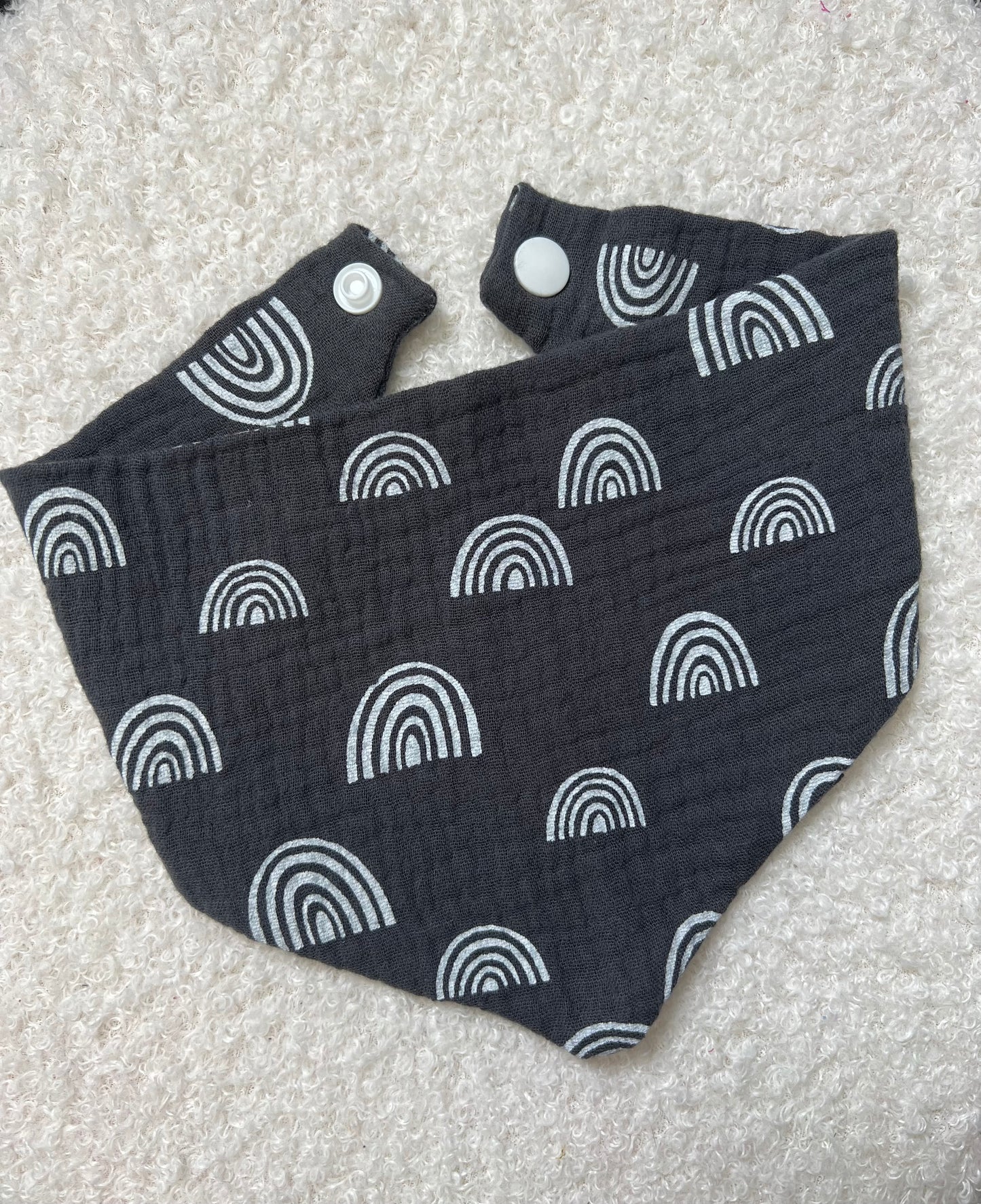 Musselinhalstuch Regenbogen 35 cm HU - Sofortkauf