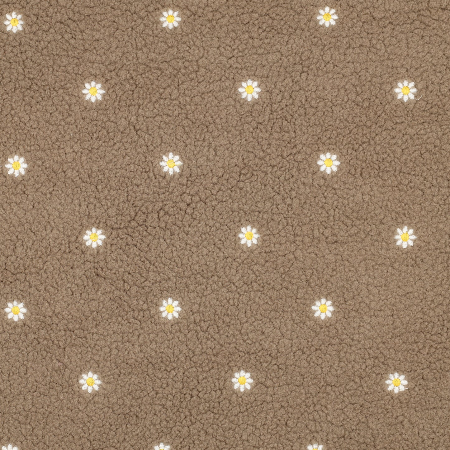 Teddykuscheldecke Taupe Flowers