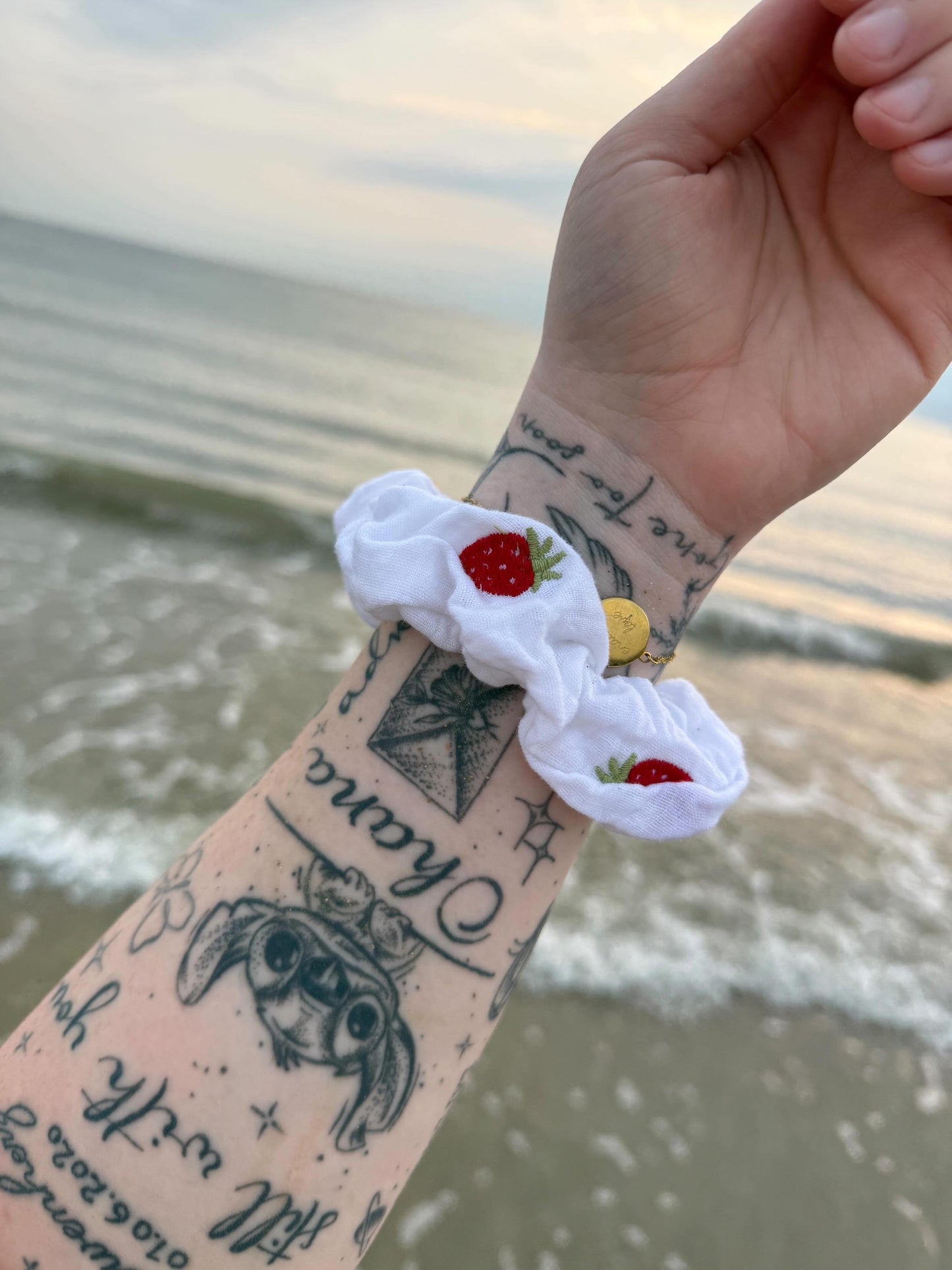 Scrunchie Erdbeeren