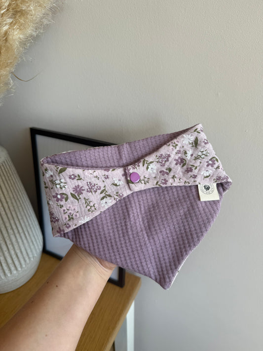 Altrosa Blumen x Waffel mauve - Sofortkauf
