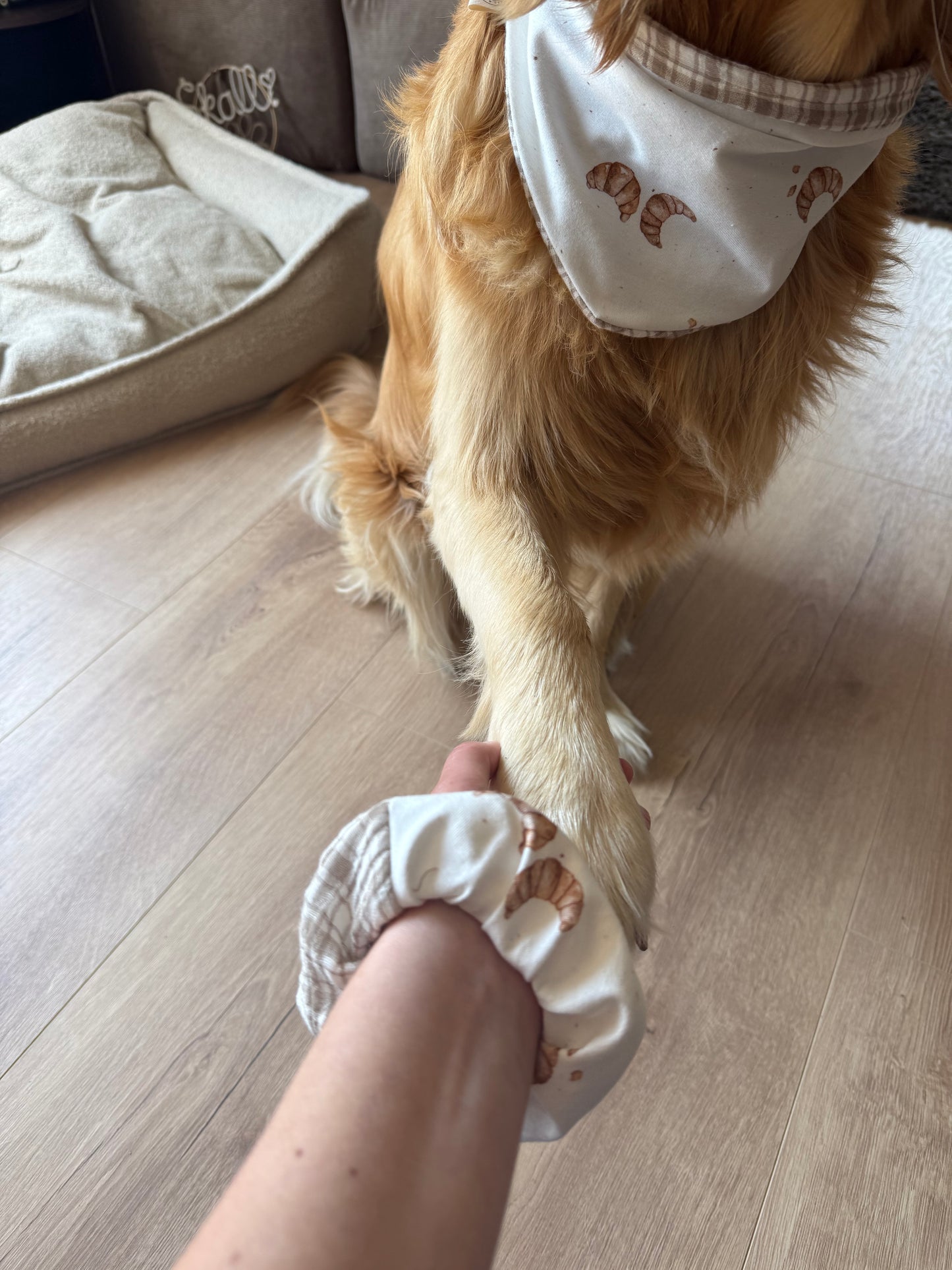 Le petit Croissant Scrunchies